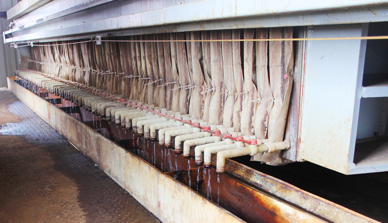 壓濾機使用現(xiàn)場